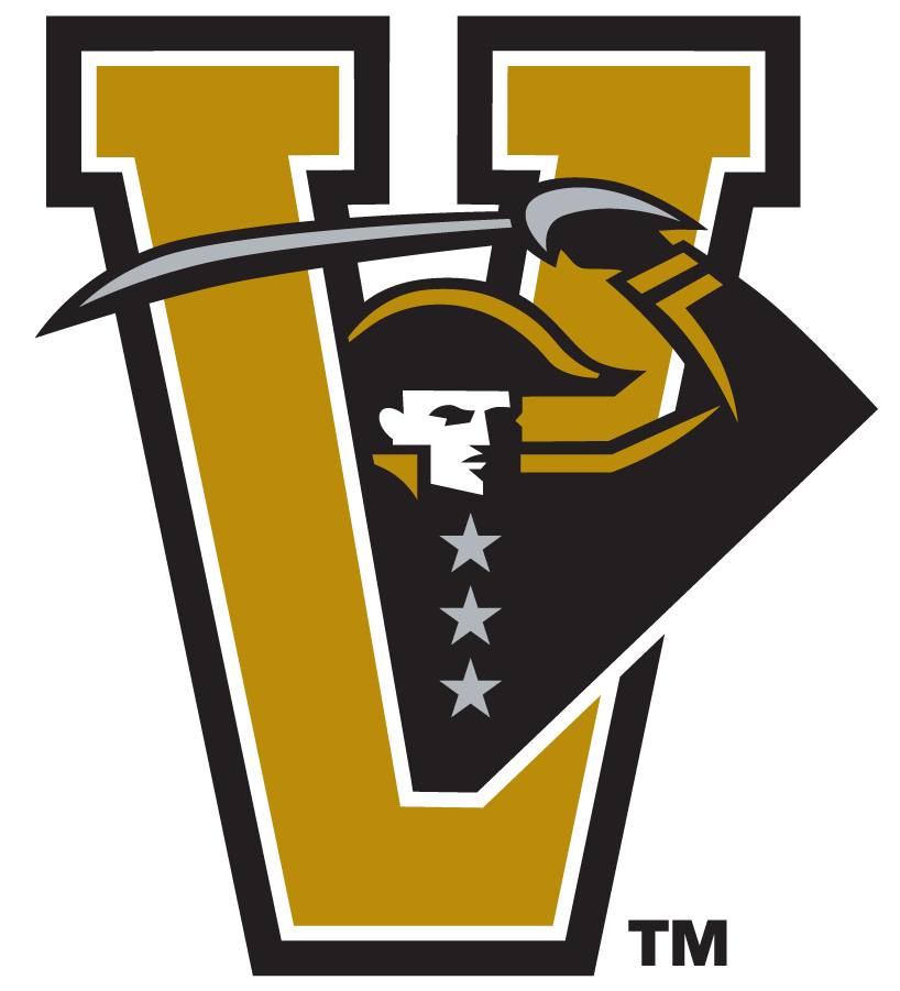 Vanderbilt Commodores 1999-2004 Secondary Logo v2 t shirts iron on transfers